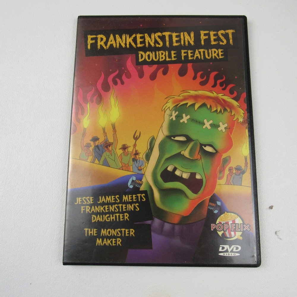 Frankenstein Fest Double Feature DVD Horror Thriller Jesse James‎ Monster